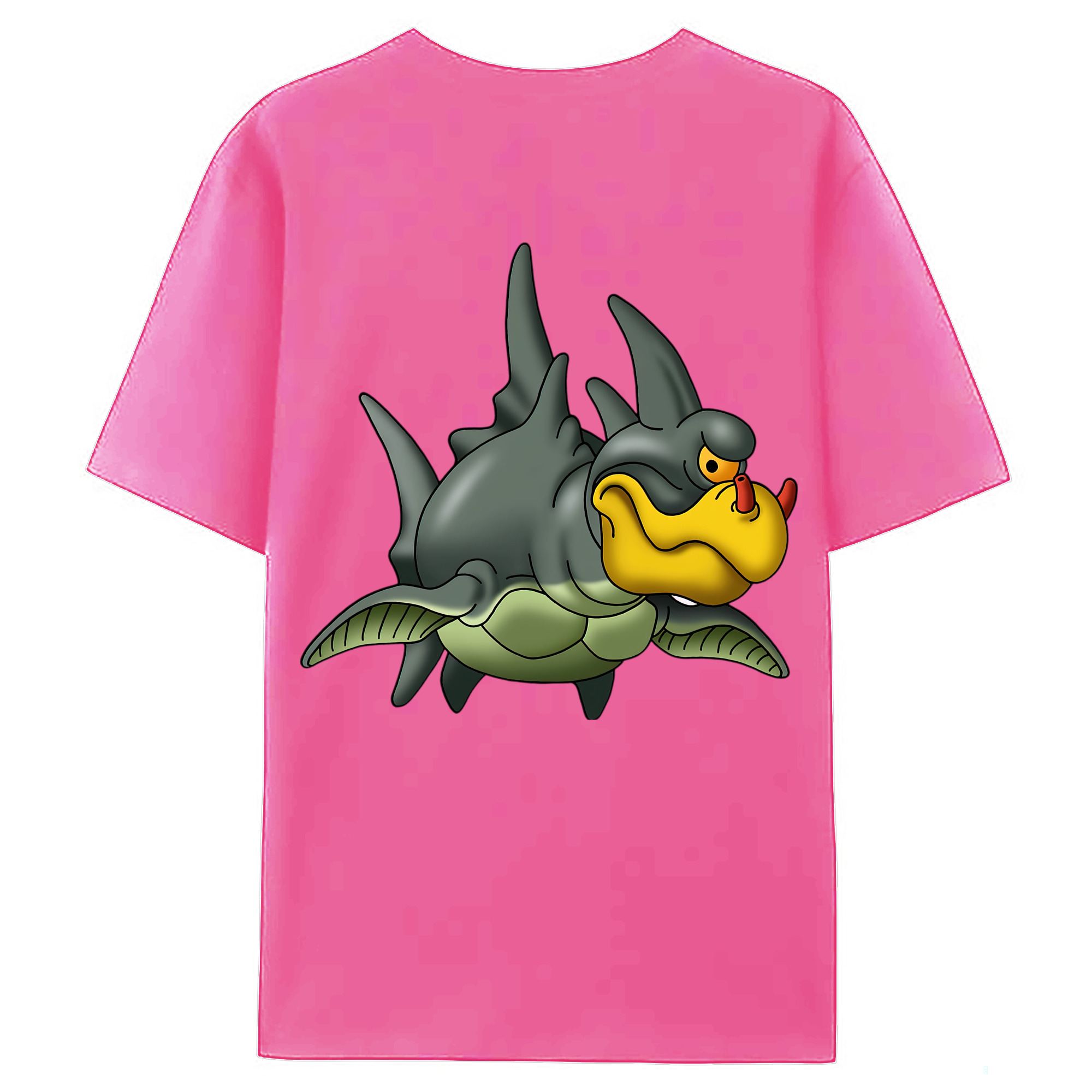 （画像用） ドラゴンクエスト Doragon Kuesuto Dragon Quest レディース半袖Tシャツ(バックプリント)